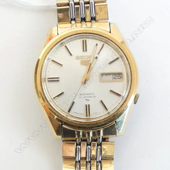 SEIKO 21 JEWEL AUTOMATIC WRIST WATCH C.1970 running