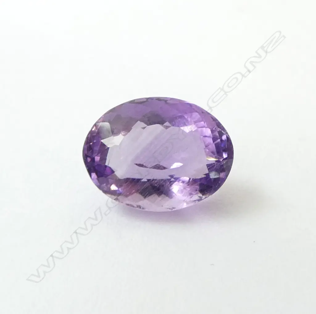 LOOSE OVAL AMETHYST STONE 13x10mm Image 1++
