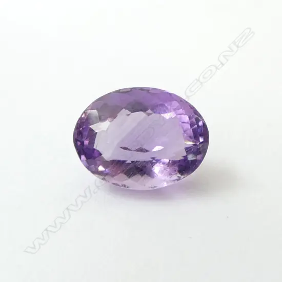 LOOSE OVAL AMETHYST STONE 13x10mm