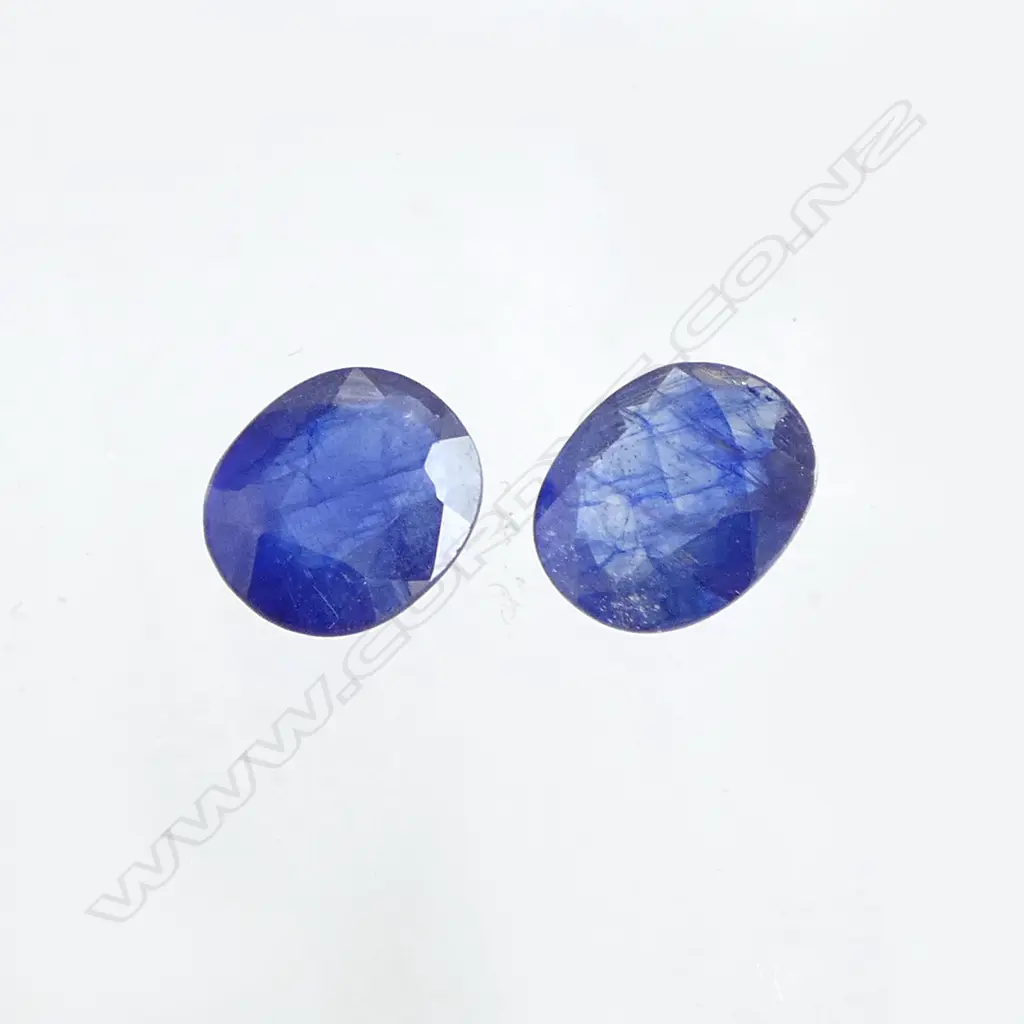 PR BLUE OVAL CUT LOOSE SAPPHIRES (TREATED) Image 1++