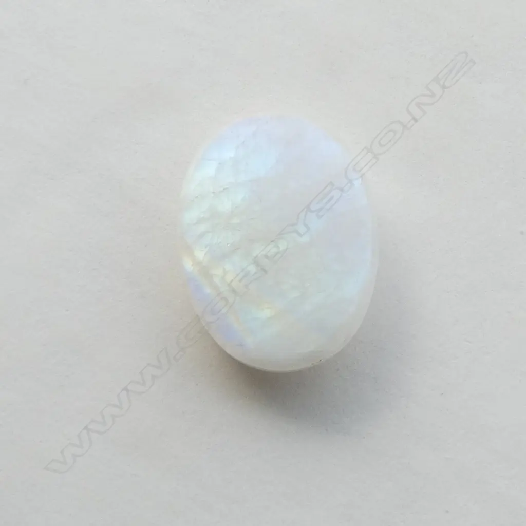 LRG OVAL RAINBOW MOONSTONE CABOCHON  Image 1++