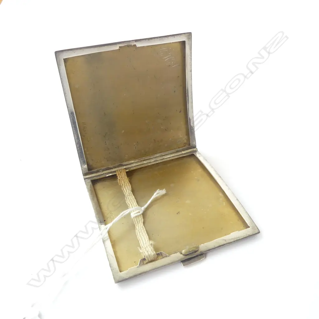 STG SILVER CIGARETTE CASE, CHESTER 1924 85x80mm 118grms Image 1++