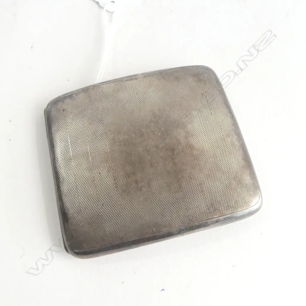 STG SILVER CIG. CASE, BIRMINGHAM 1918, 94gms Image 1++
