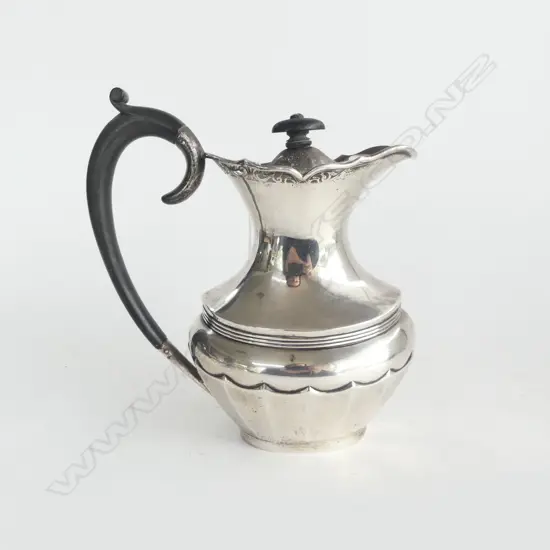 Birmingham 1937 SILVER HOTWATER POT 512gms 