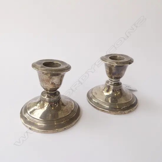 PR STG SILVER CANDLESTICKS H.70mm FAULTS