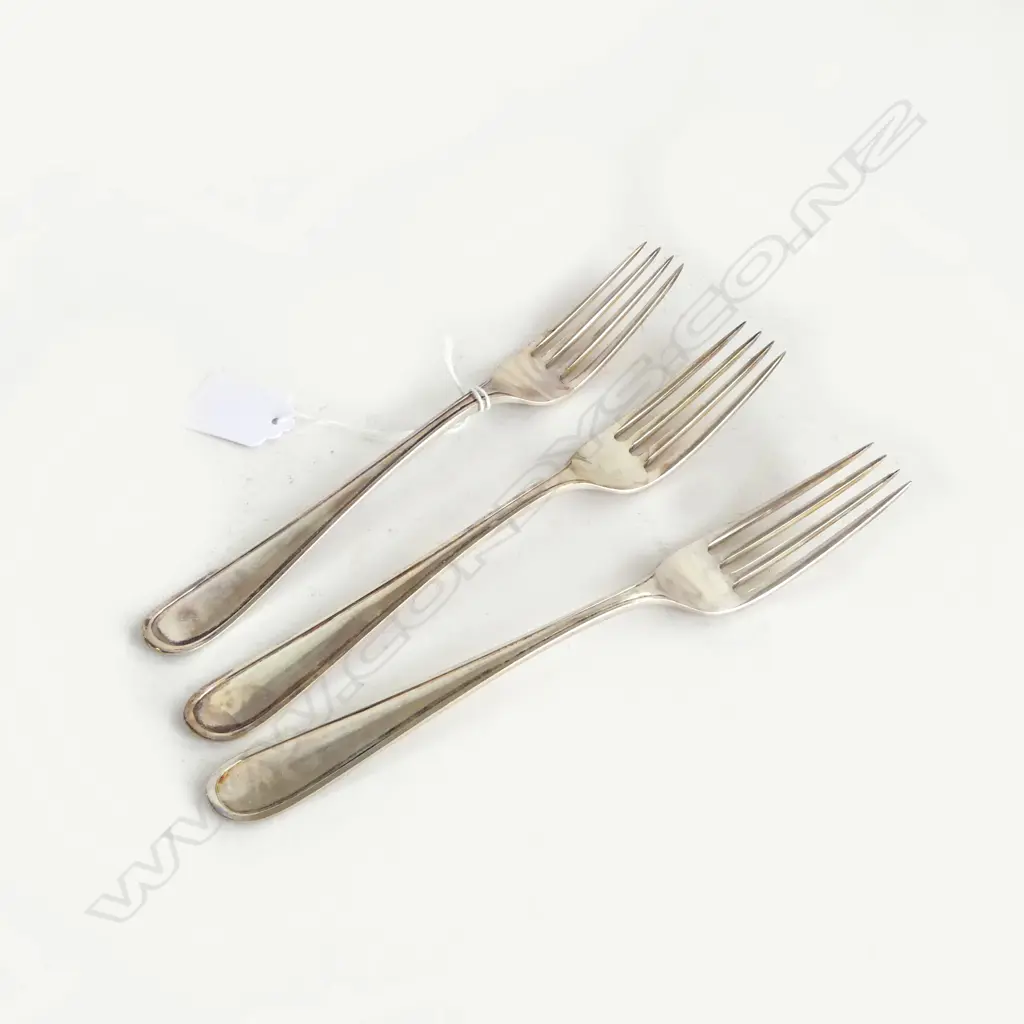 3 .833 SILVER DUTCH FORKS, C1930s, 199gms Image 1++