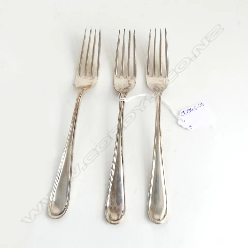 3 .833 SILVER DUTCH FORKS, C1930s, 195gms Image 1++