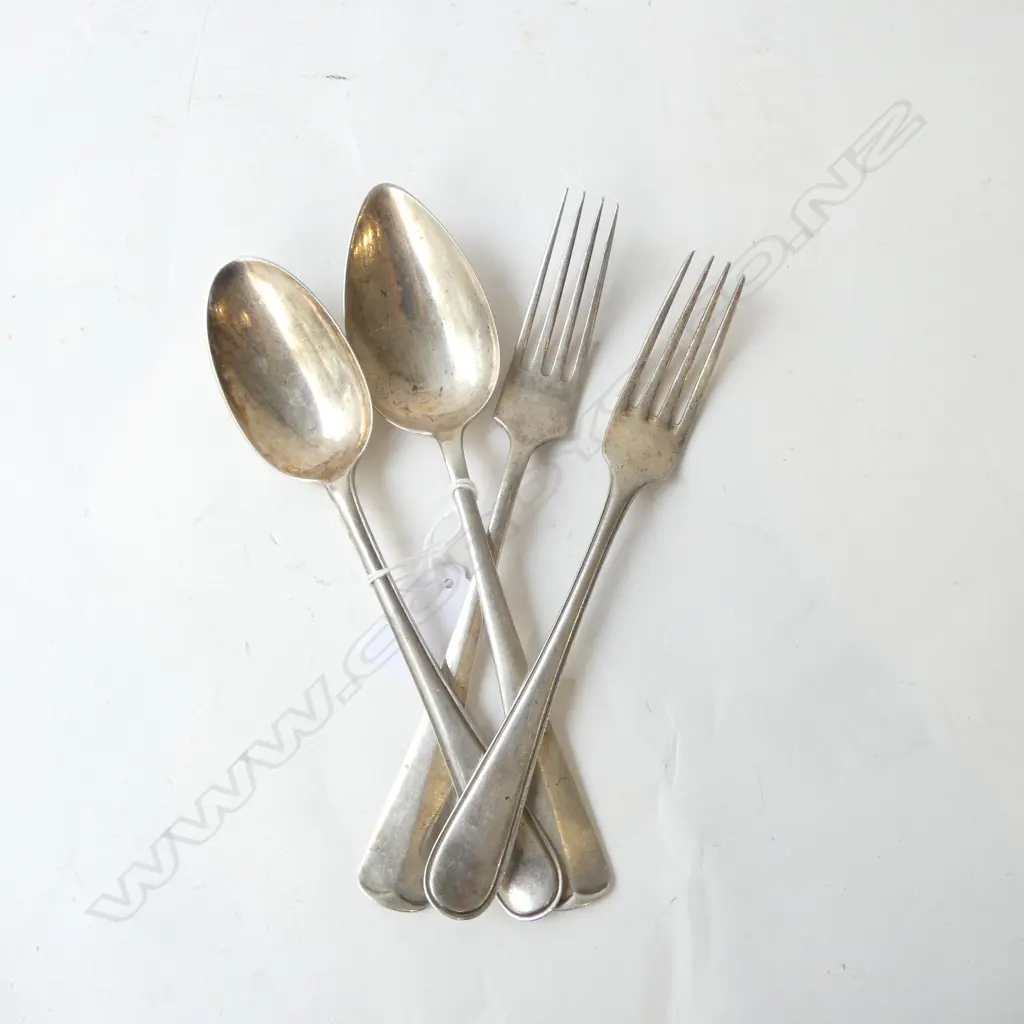 4 PCES EURO SILVER CUTLERY Image 1++