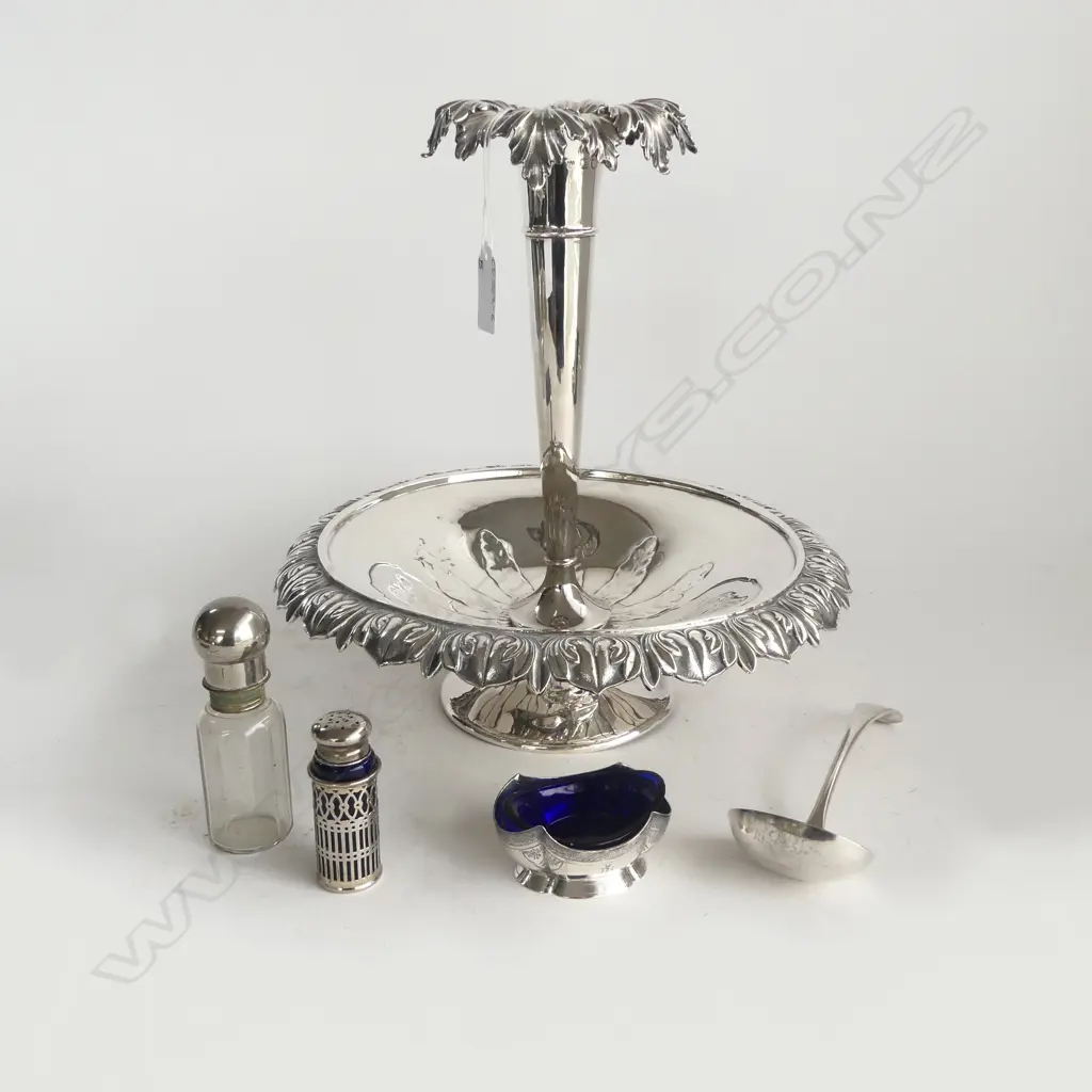 5 PCES ASST. SILVER PLATE Image 1++