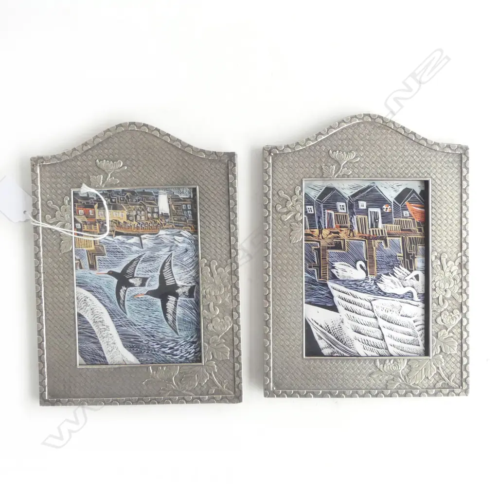 PR JAPANESE SILVER METAL PHOTO FRAMES 215x155mm Image 1++
