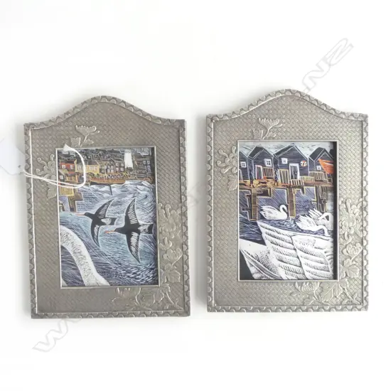 PR JAPANESE SILVER METAL PHOTO FRAMES 215x155mm