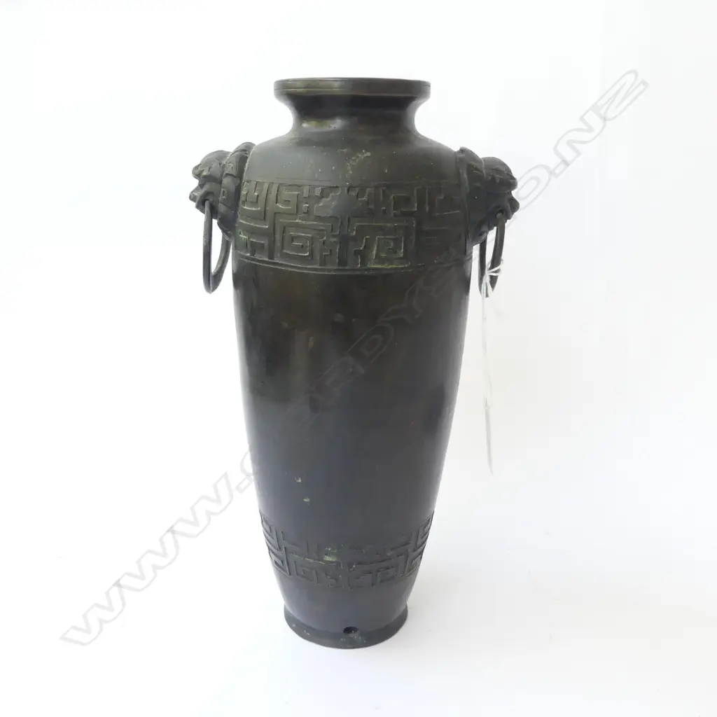 ORIENTAL BRONZE VASE H.300mm Image 1++
