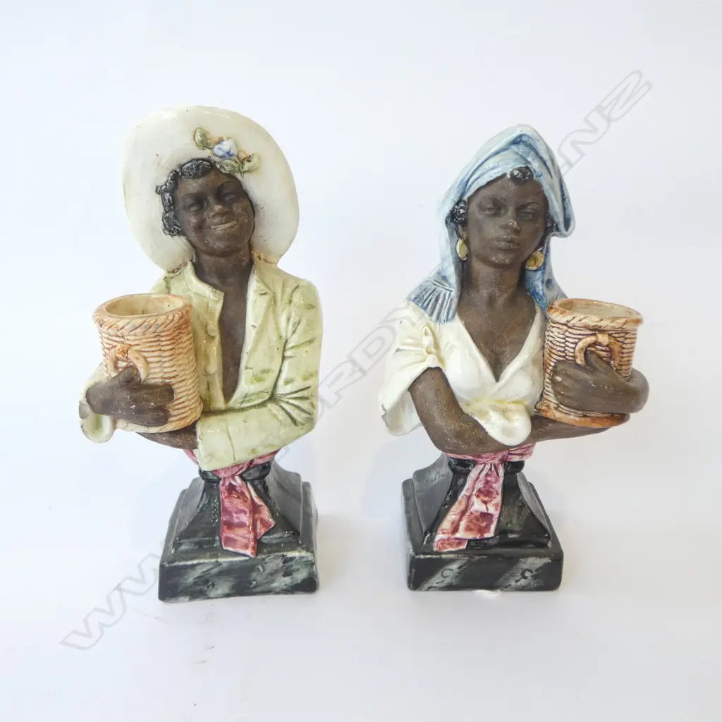 PR ANTIQUE CHINA BUSTS H.160mm (GIRL w. REPAIR) Image 1++