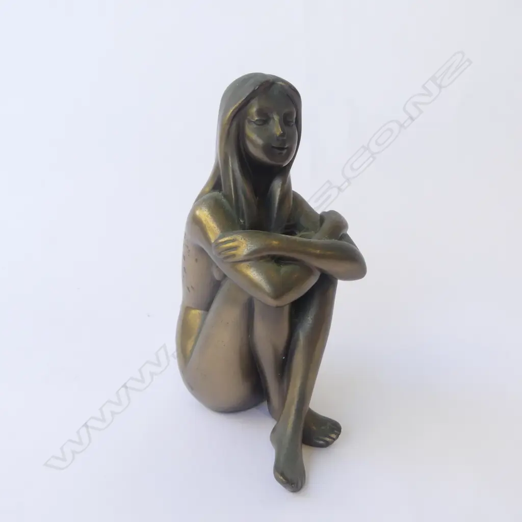 SIGNED  FEMALE FIGURE ORN H140MM Image 1++