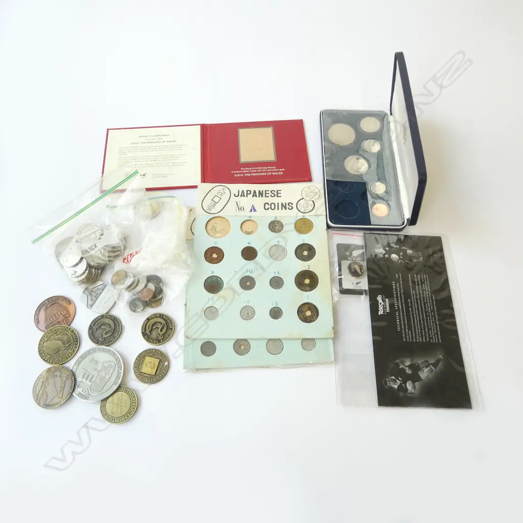 ASST. WORLD NOTES & COINS ETC Image 1++