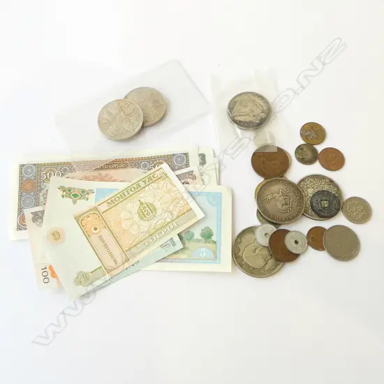 ASST. WORLD NOTES & COINS
