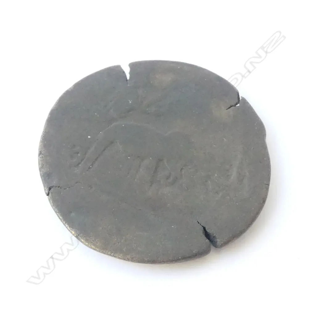 PROVINCIAL DRACHM OF ALEXANDRIA EGYPT HADRIAN 117 - 138 AD. THE REVERSE FEATURING FOUR ELEPHANTS Image 1++