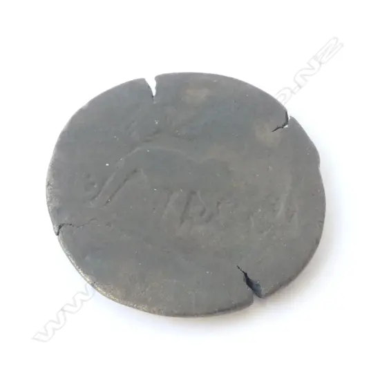PROVINCIAL DRACHM OF ALEXANDRIA EGYPT HADRIAN 117 - 138 AD. THE REVERSE FEATURING FOUR ELEPHANTS