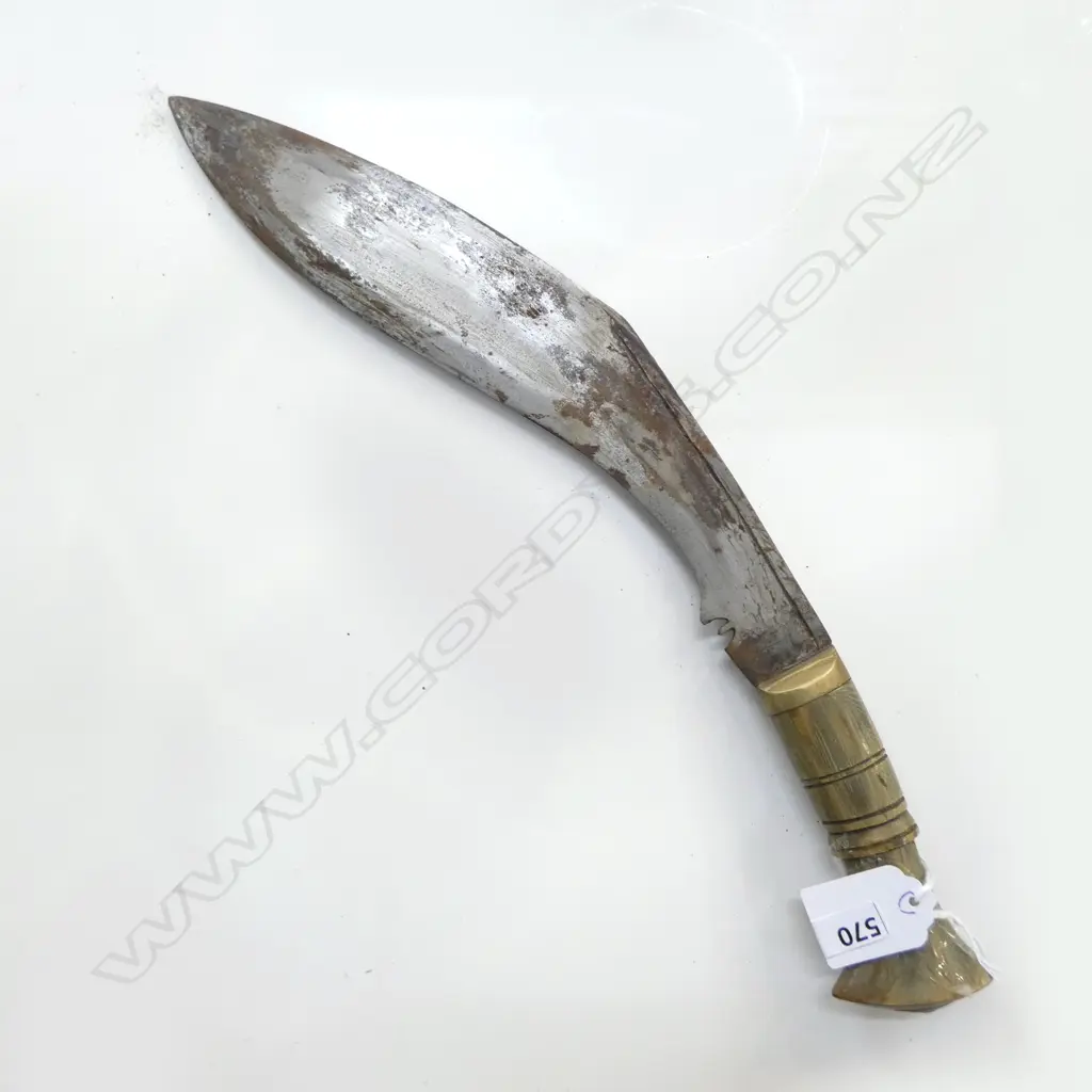 KUKRI SWORD & LEATHER SCABBARD L.405mm Image 1++