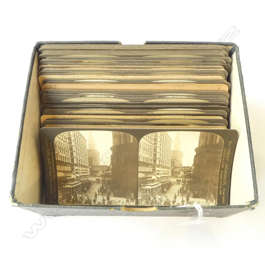 48 ANTIQUE STEROVIEW CARDS USA – CHICAGO, LOUISIANA, CORNFIELDS, SALMON ETC  Image 1++