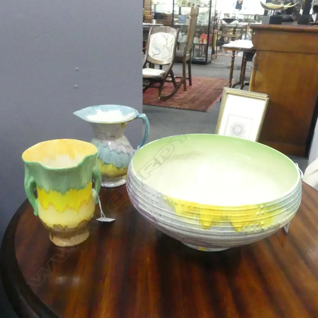 DECO BOWL DIA240MM VASE H140MM & JUG H140MM Image 1++
