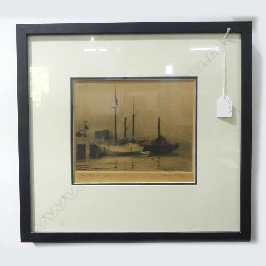 TREVOR LLOYD, THE DAY OF RED, ETCHING ON PAPER, 175x210mm Image 1++