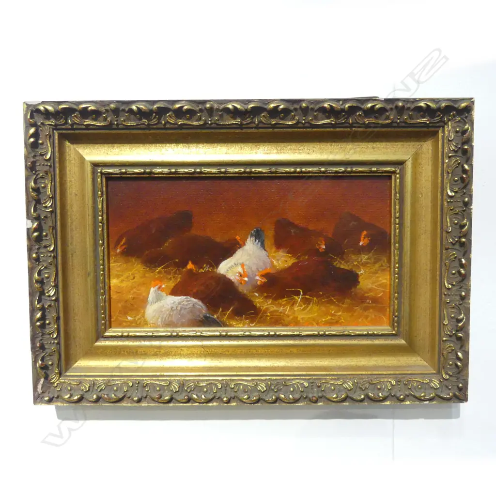 BEV TAYLOR 'CROWDED HOUSE' OIL ON BOARD, 1997 100x185mm Image 1++