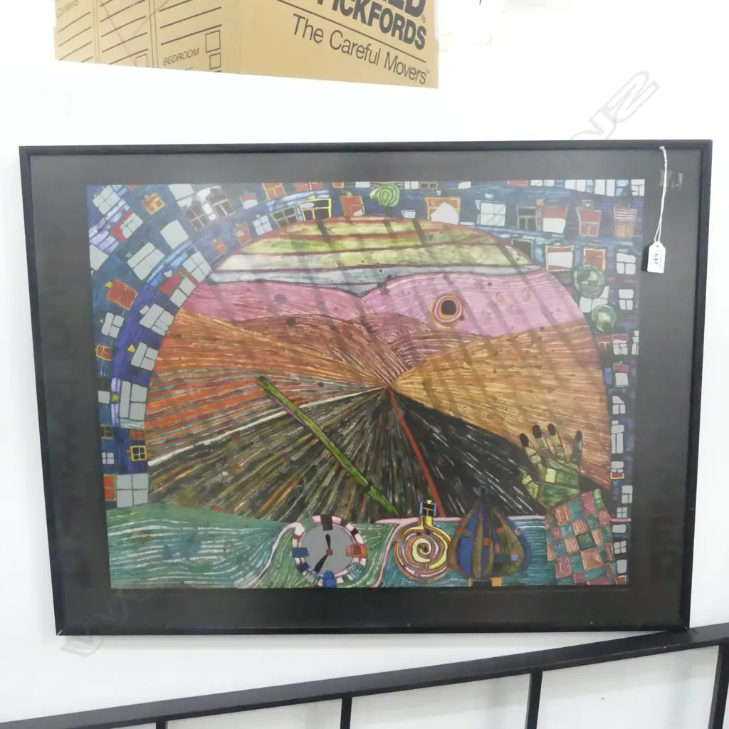 HUNDERTWASSER PRINT 590x790mm Image 1++