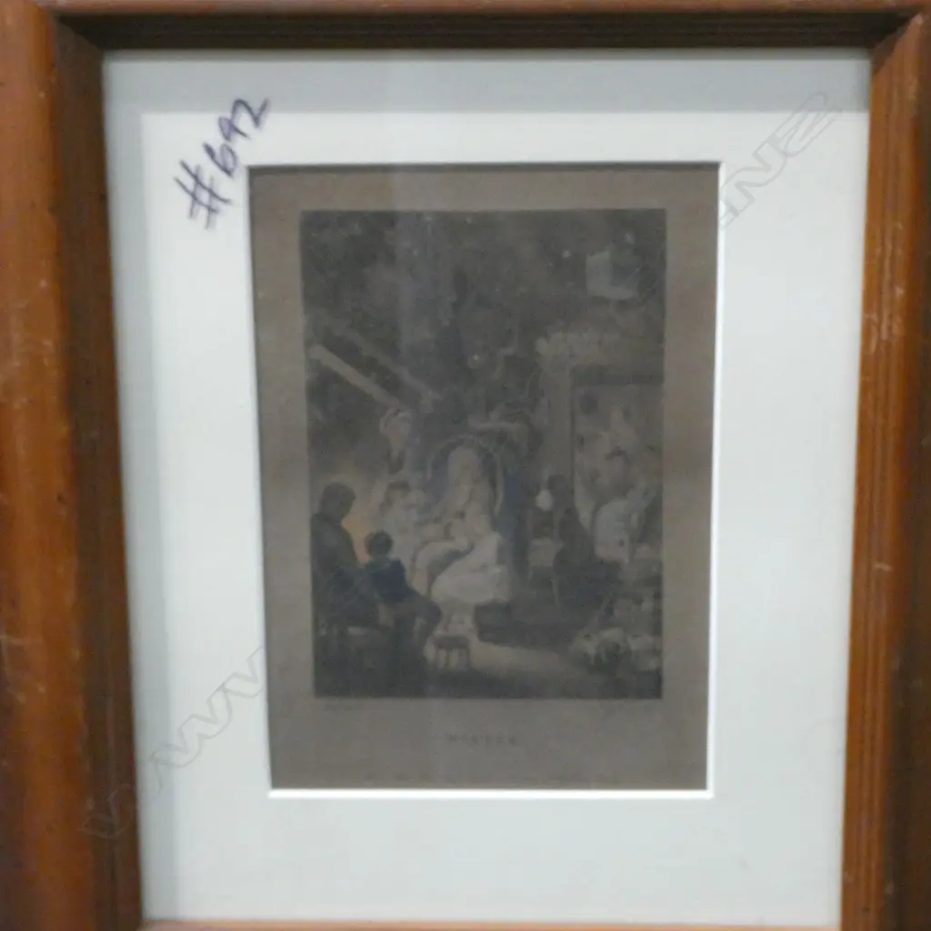 4 PRINTS 4 SEASONS 18THC PROBABLY BOOK ILLUSTRATIONS FRAMED 170X125mm Image 1++