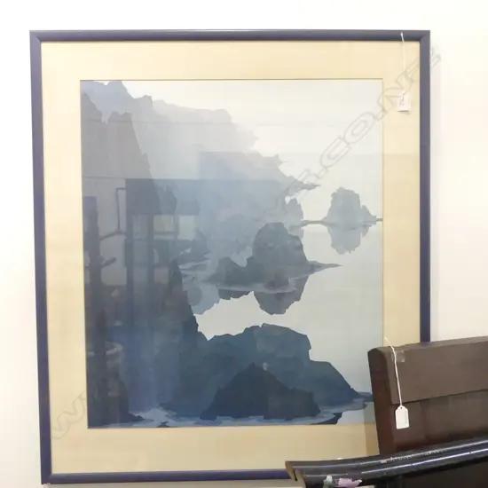 FRAMED METRO MUSEUM N.Y. ELIOT PORTER LANDSCAPE PRINT 860x550mm + COASTLINE PRINT BY SHUD ?
