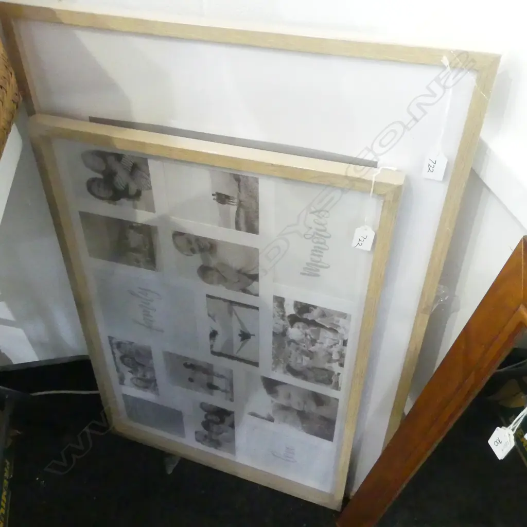 2 EMPTY FRAMES + OIL ON CANVAS 550x120mm Image 1++