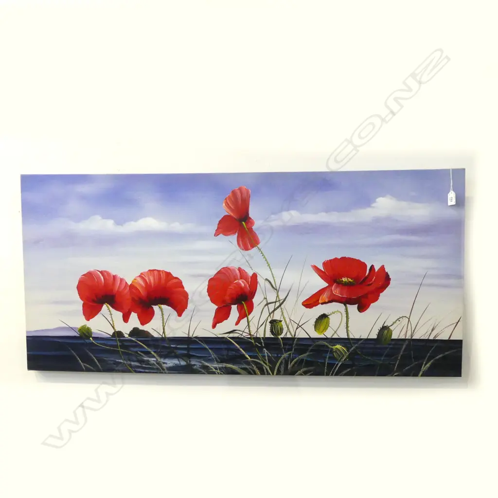 2 EMPTY FRAMES + OIL ON CANVAS 550x120mm Image 1++