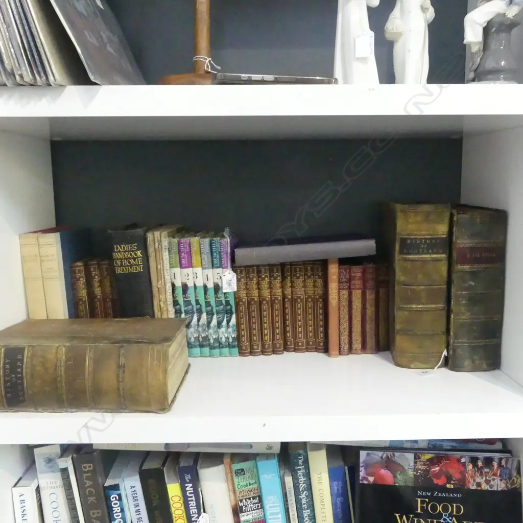ASSORTED BOXES BOOKS; LEATHER SPINES, SET ETCS Image 1++