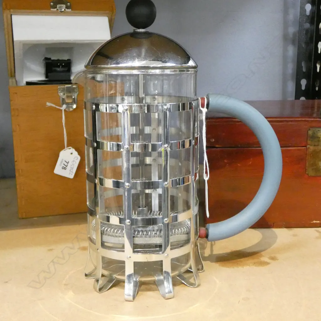 ALESSI COFFEE PLUNGER BY MICHAEL GRAVES H.240mm Image 1++