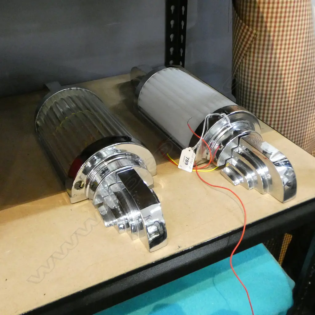 2  DECO STYLE SCONCE LAMPS H460mm Image 1++