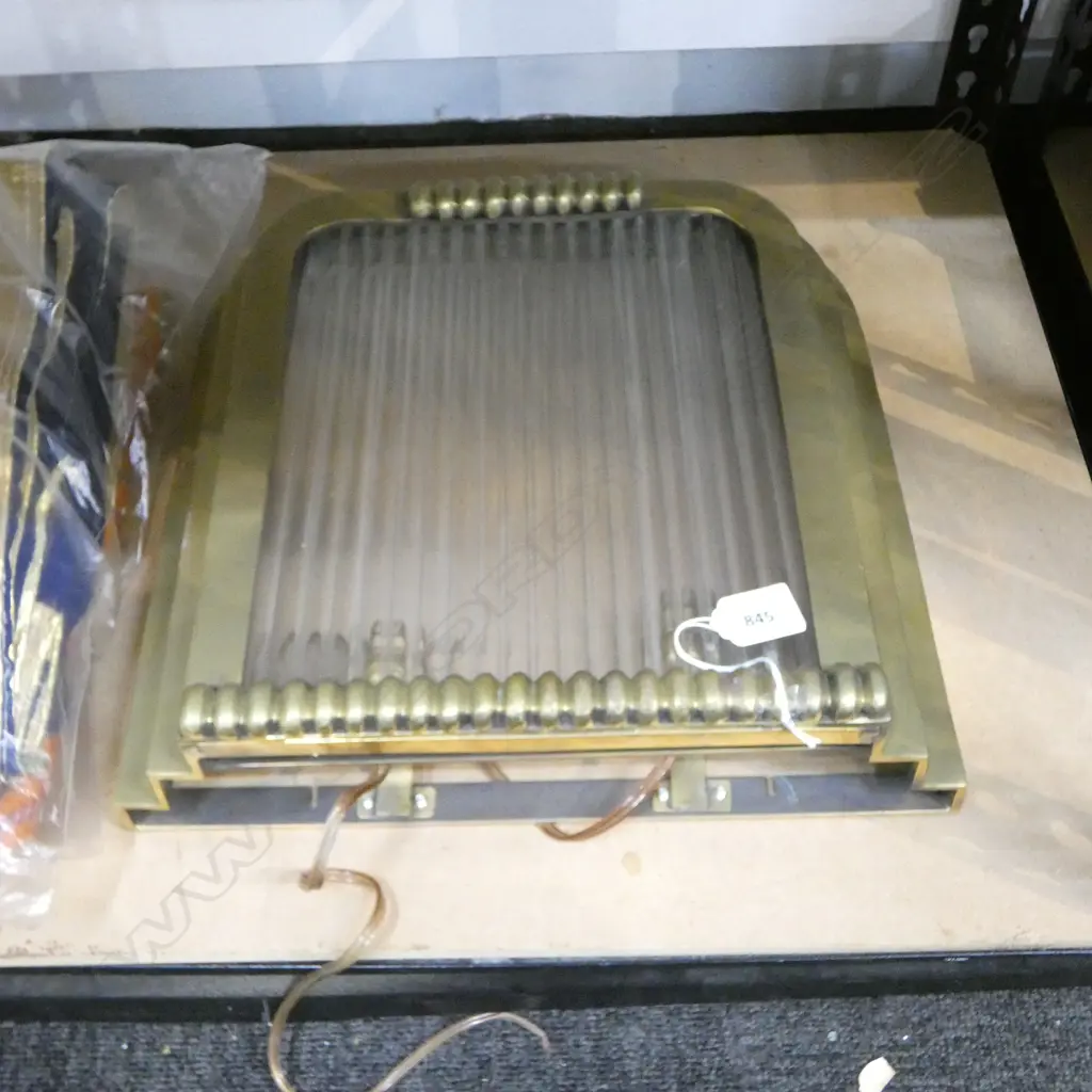 BRASS DECO STYLE SCONCE LAMP 350x355mm Image 1++