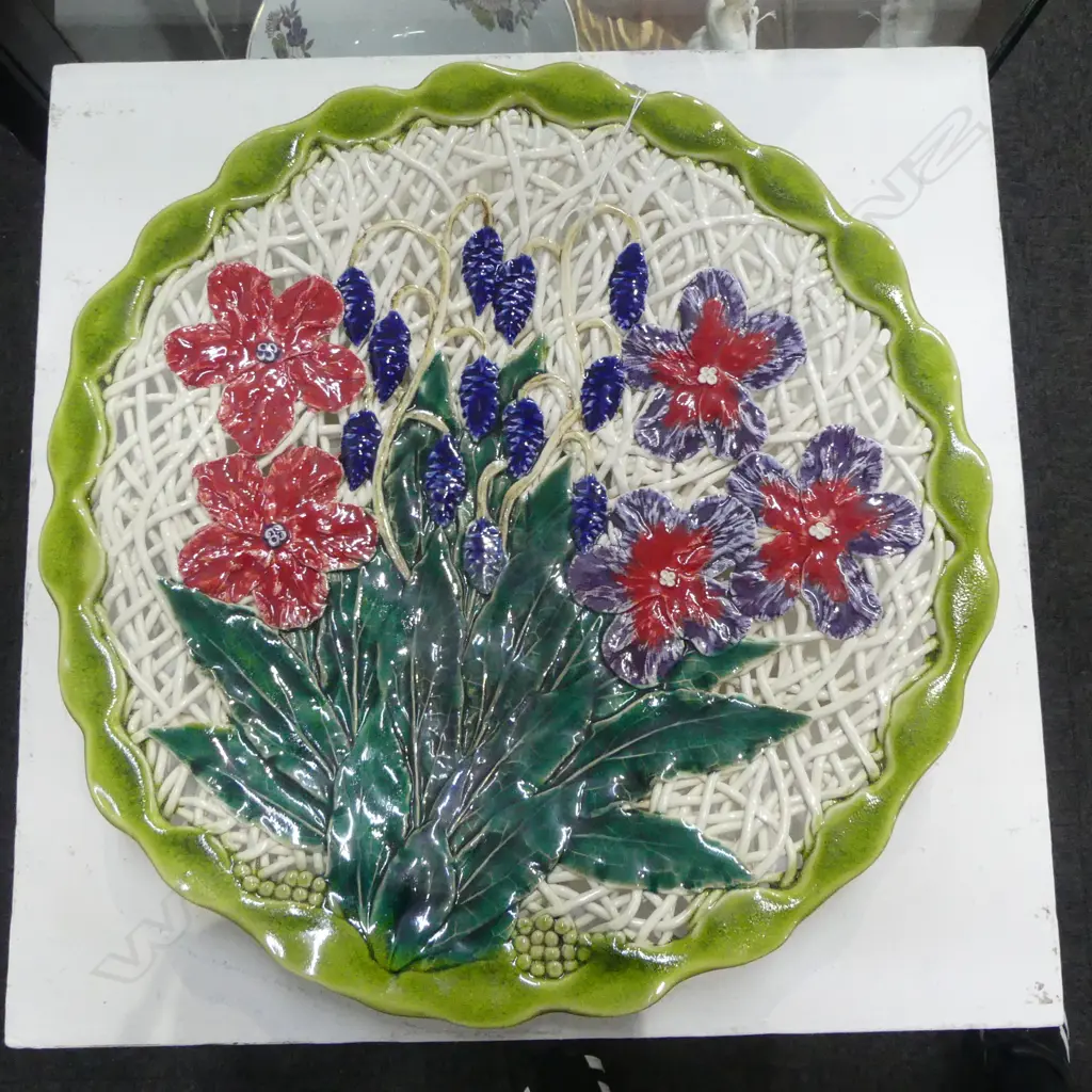 TOM SOMERVILLE POTTERY ART 440mm dia Image 1++