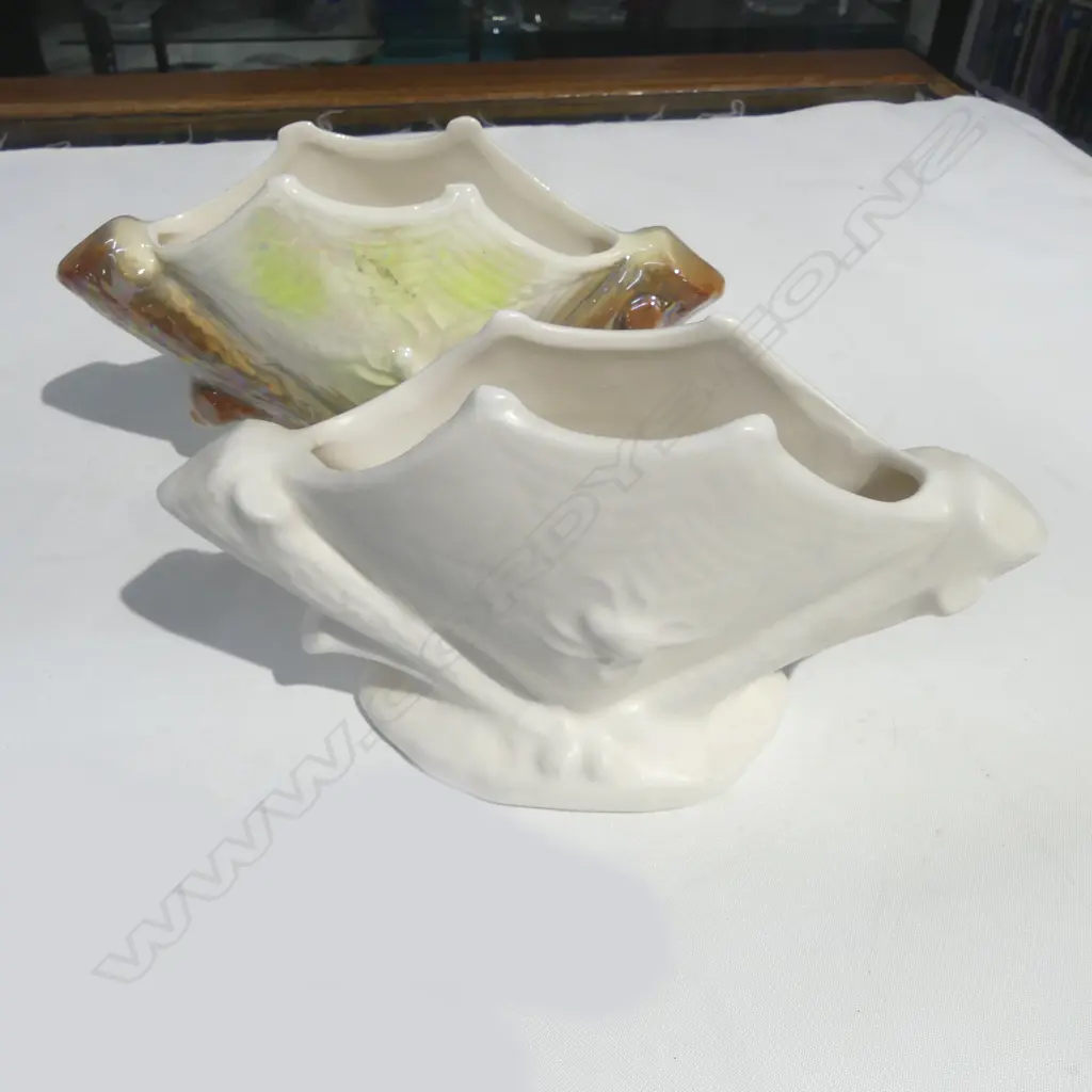 2 TITIAN SPIDEWEB VASES W.210mm Image 1++