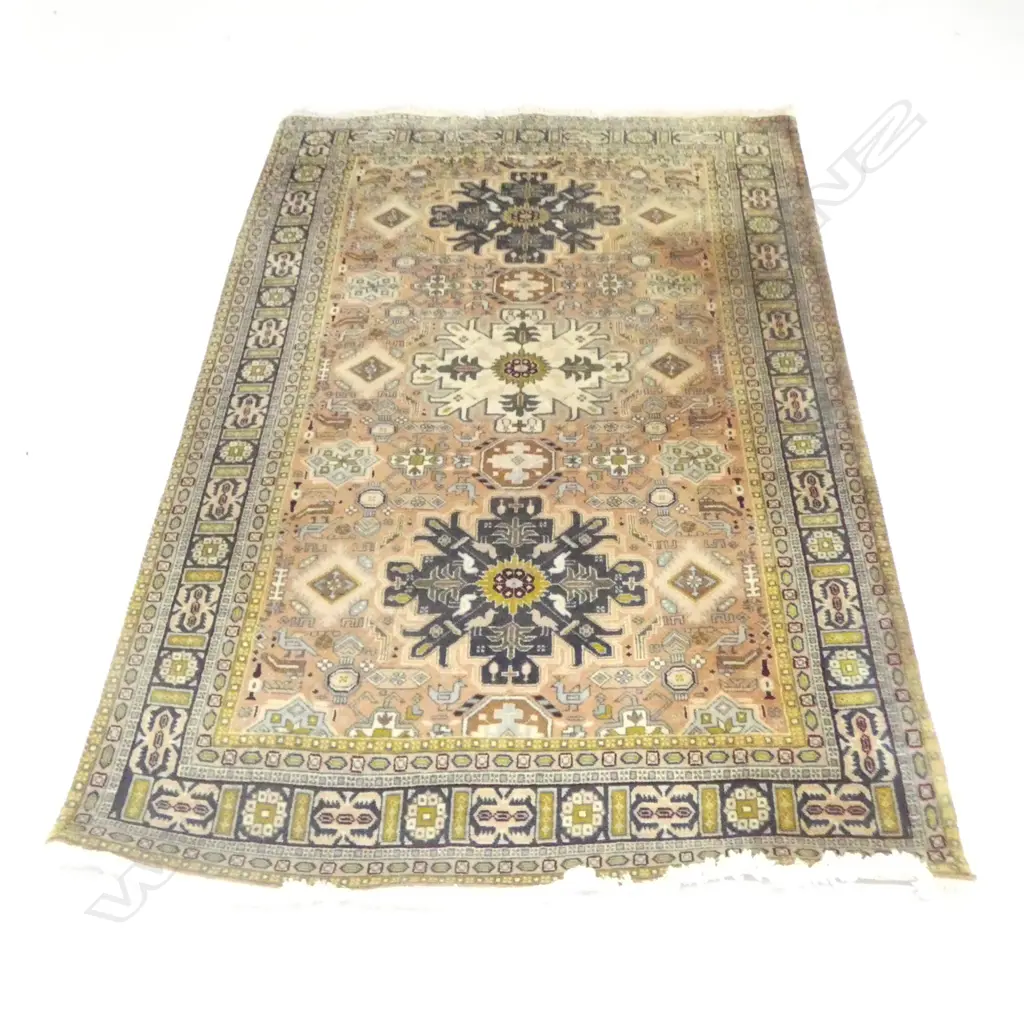 HAND KNOTTED WOOL PILE RUG 2030x1130mm Image 1++