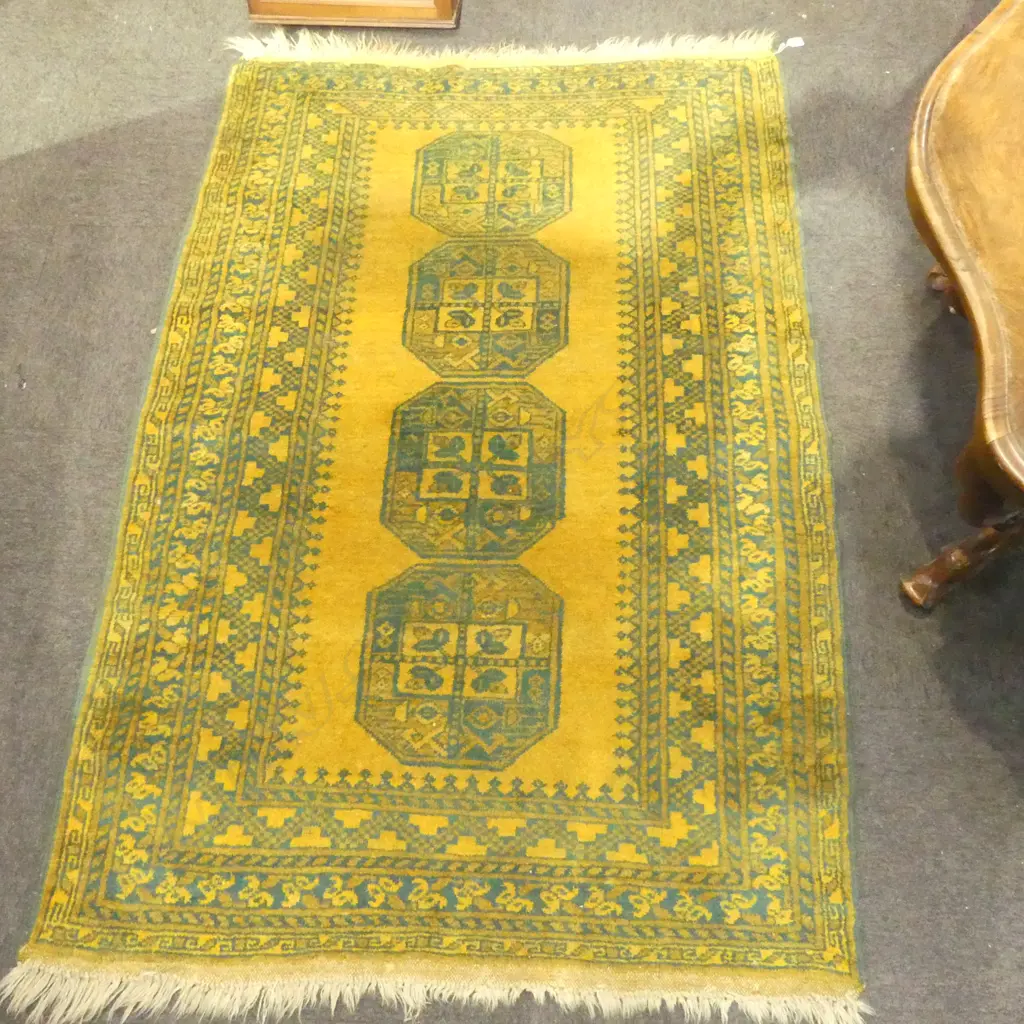 HAND KNOTTED ALL WOOL RUG 1900x1310mm Image 1++