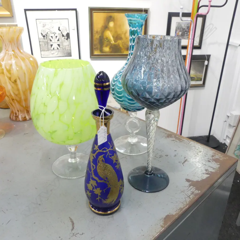4 PCES ART GLASS H.400mm Image 1++