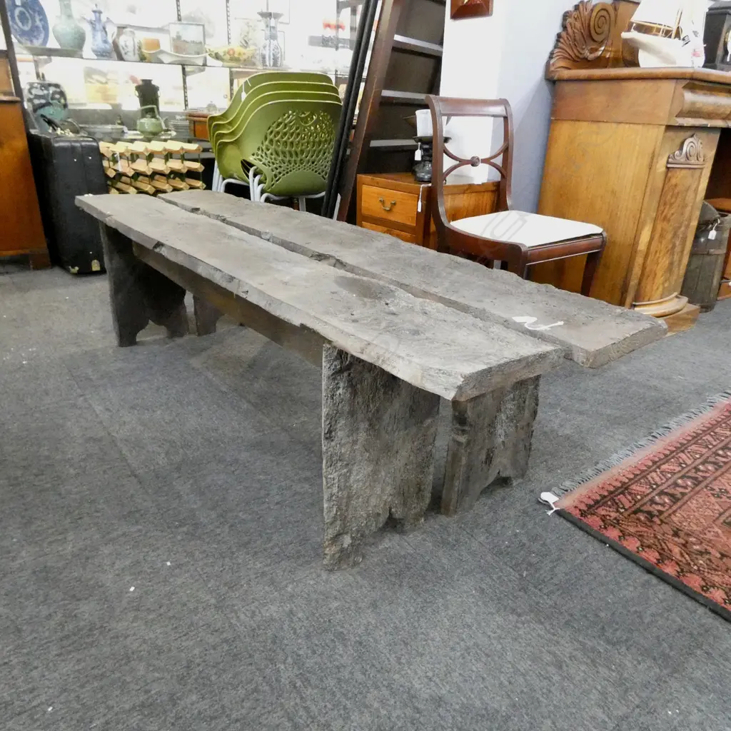 PR. RUSTIC ELM BENCHES W.1830mm Image 1++
