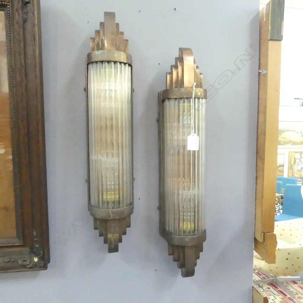 PR BRASS DECO STYLE SCONCE LAMPS H530mm Image 1++