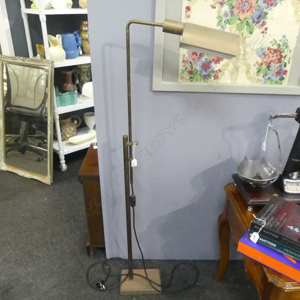 BRASS ADJUSTABLE FLOOR LAMP H.1440/900mm Image 1++