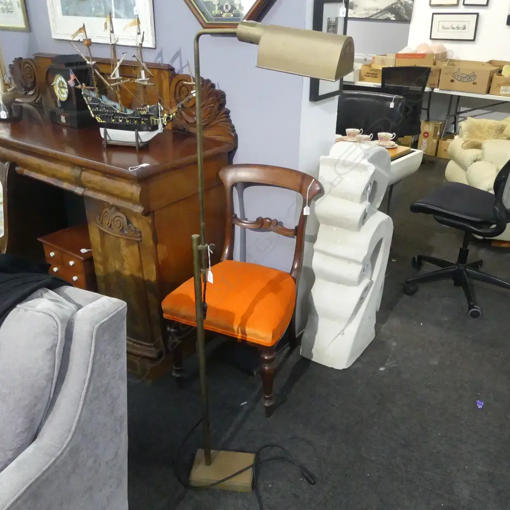 BRASS ADJUSTABLE FLOOR LAMP H.1440/900mm Image 1++