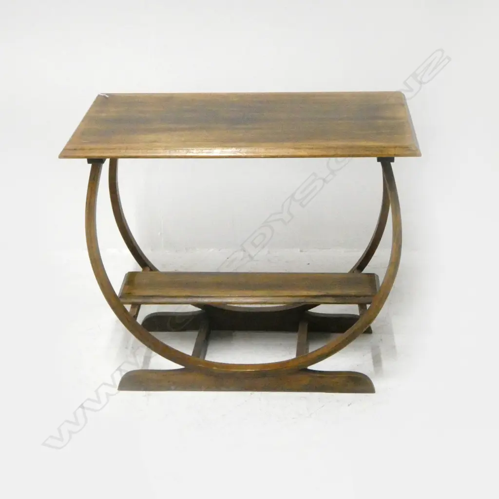 DECO WOODEN SIDE TABLE 680x375x575mm Image 1++