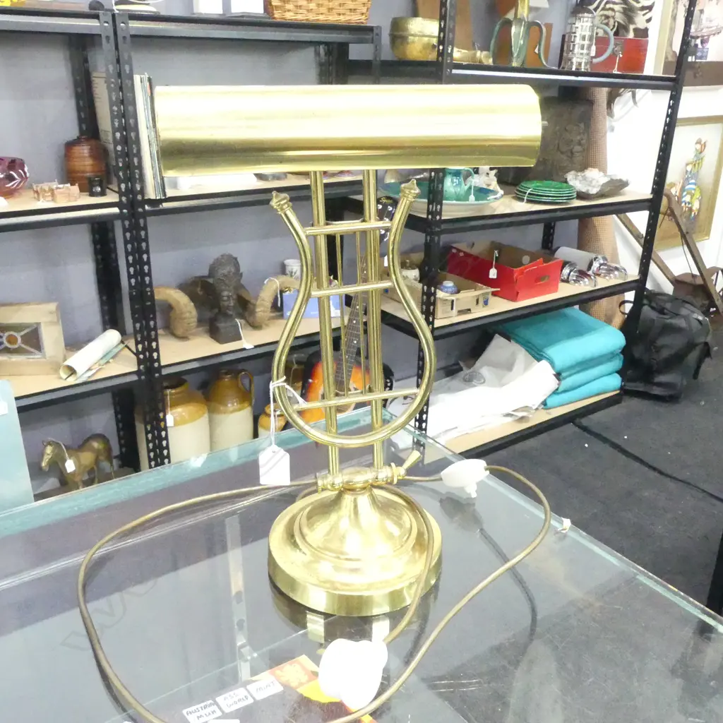 BRASS DESK LAMP H.400mm Image 1++