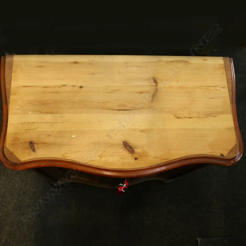 ANTIQUE WOODEN CABINET (TOP ABSENT), W.740mm Image 1++