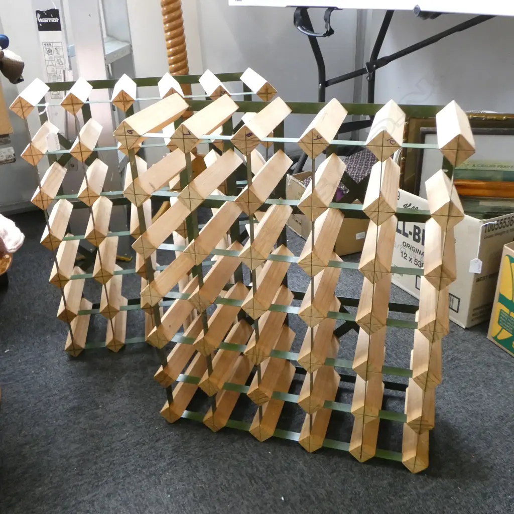 2 5x6 WINE RACKS 505x205x590mm Image 1++