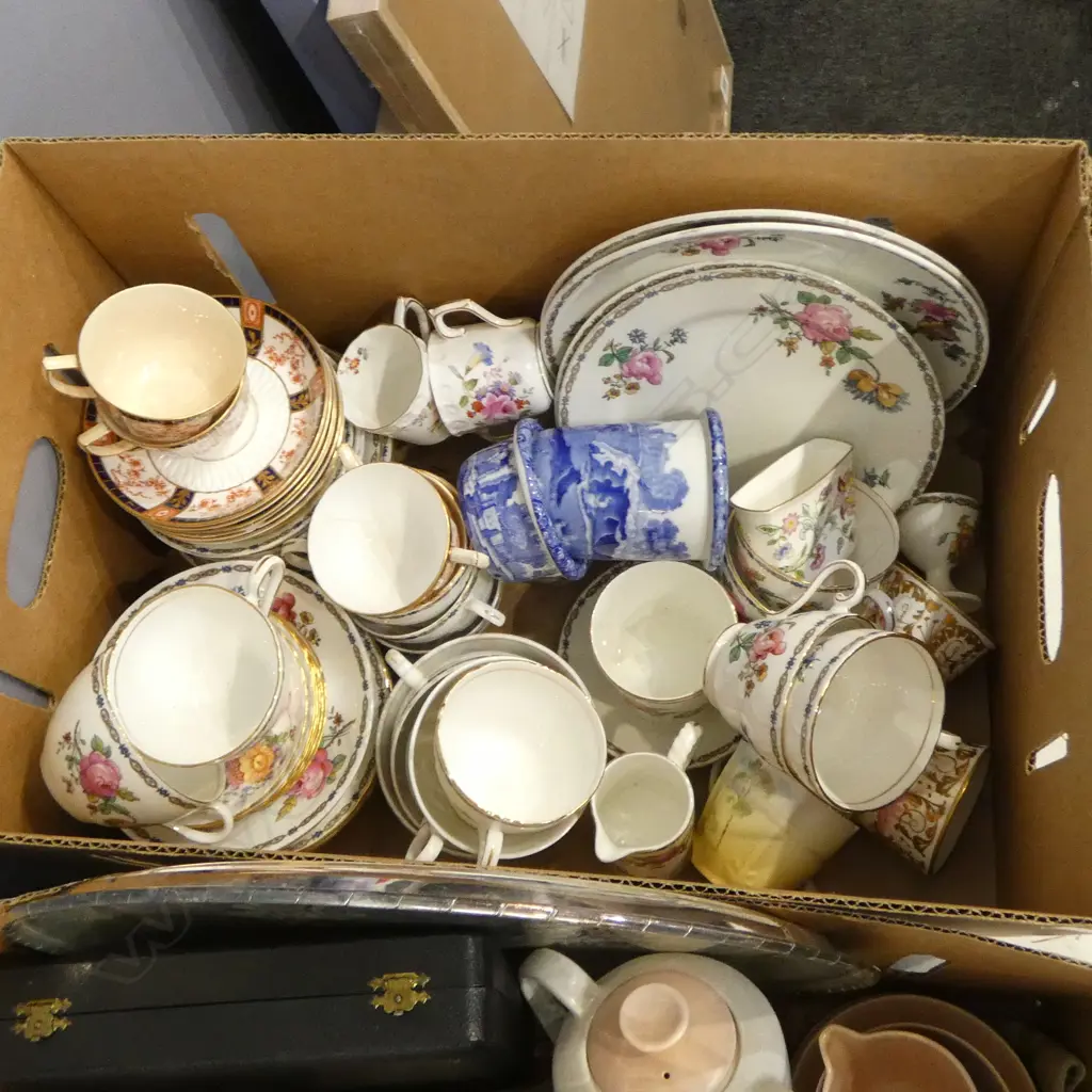 ASST. CHINA; AYNSLEY TEA SET, SPODE ETC Image 1++